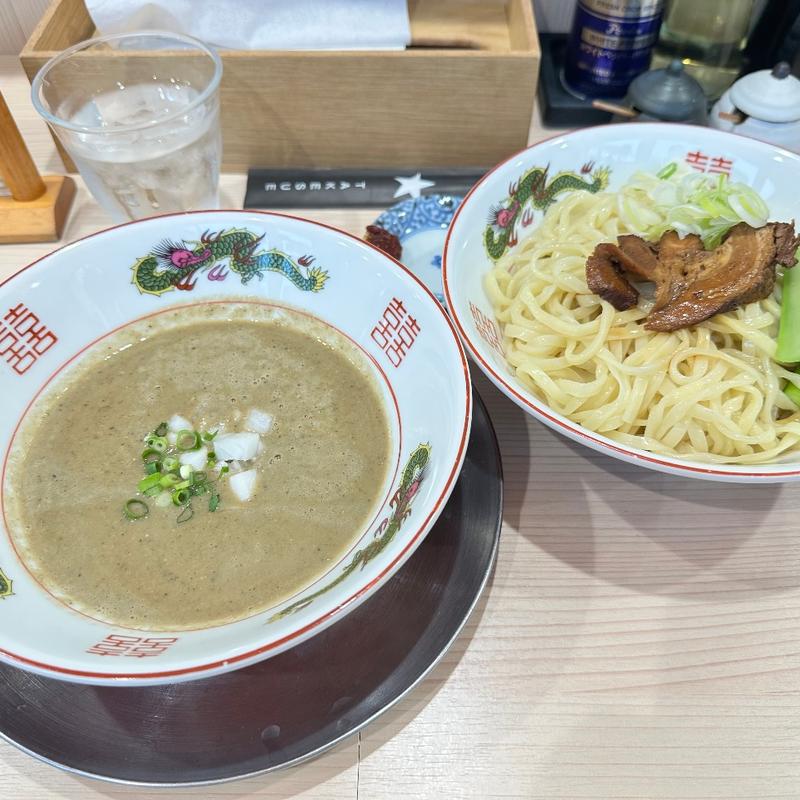 煮干しと丸鶏の濃厚つけ麺(ラーメン専科 竹末食堂)
