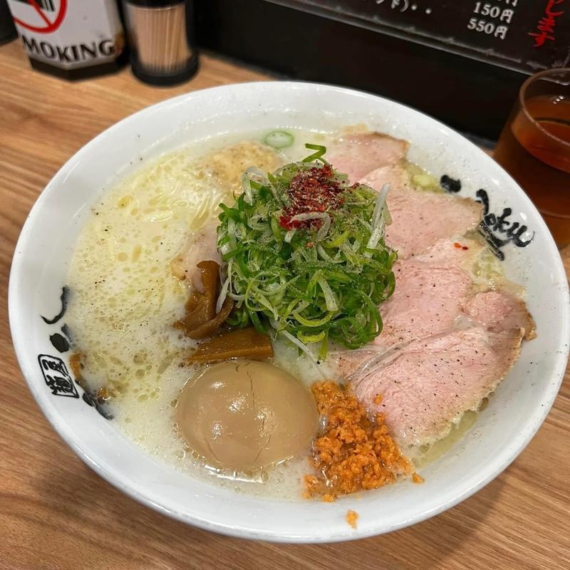 酒粕ラーメン 〆ご飯付き(麺屋 丈六)