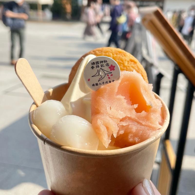 八千代あんパフェ(さくら)(靖国八千代食堂)