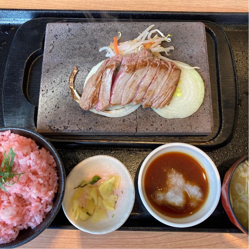 牛ささみステーキランチ(贅 福島鎌田店 （ＺＥＩ）)