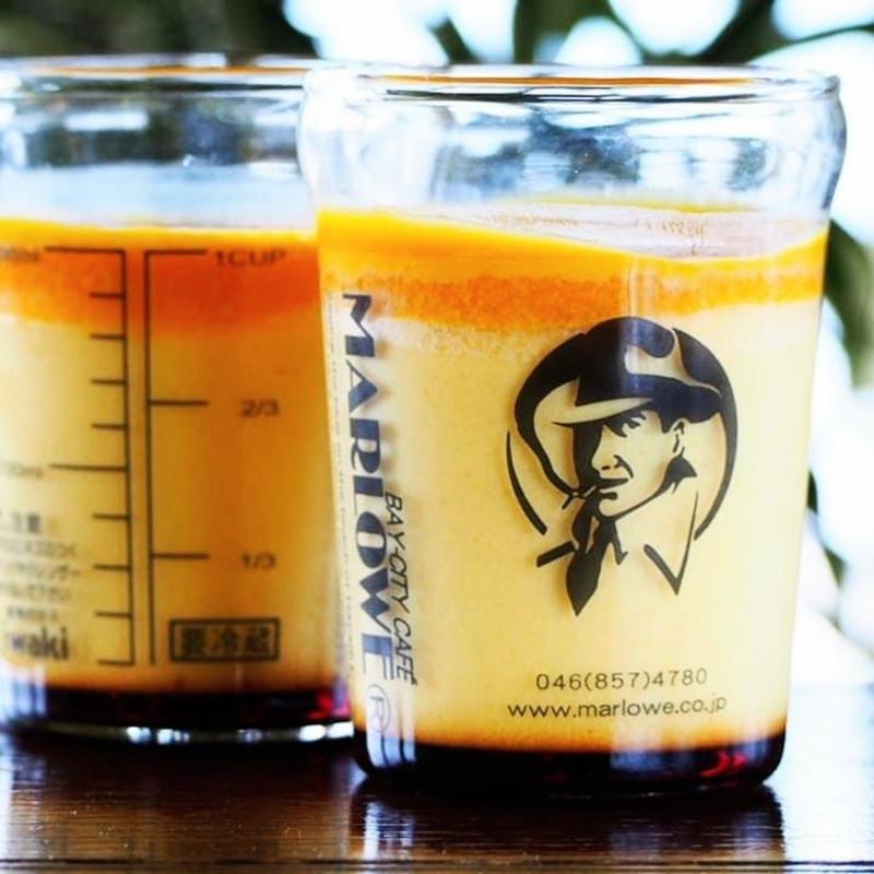 ベイクドマンゴーチーズプリン(マーロウ 三軒茶屋店)