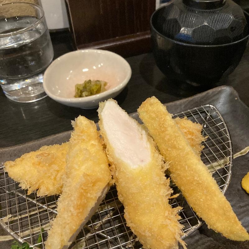 名物ささみかつ膳(イマカツ 六本木本店)