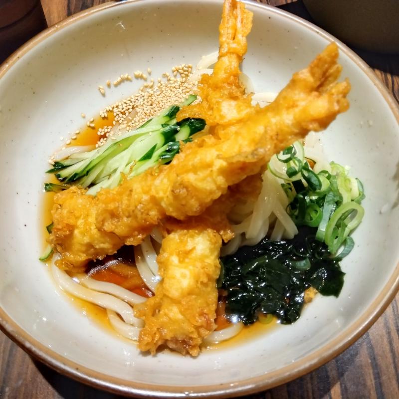 えび天（冷）、ご飯付き(ささ吟 （ササギン）)