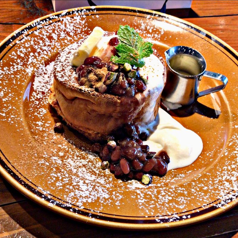 小豆のパンケーキ(The CAFE ザ カフェ 町田)