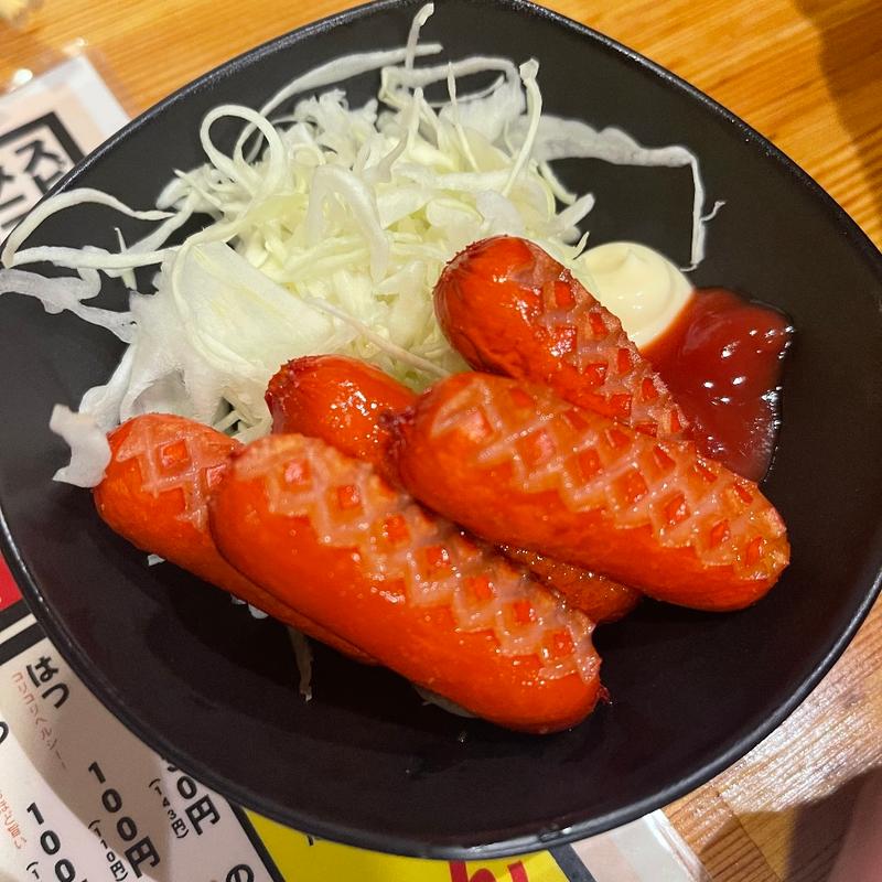 赤ウインナー(京橋酒場)