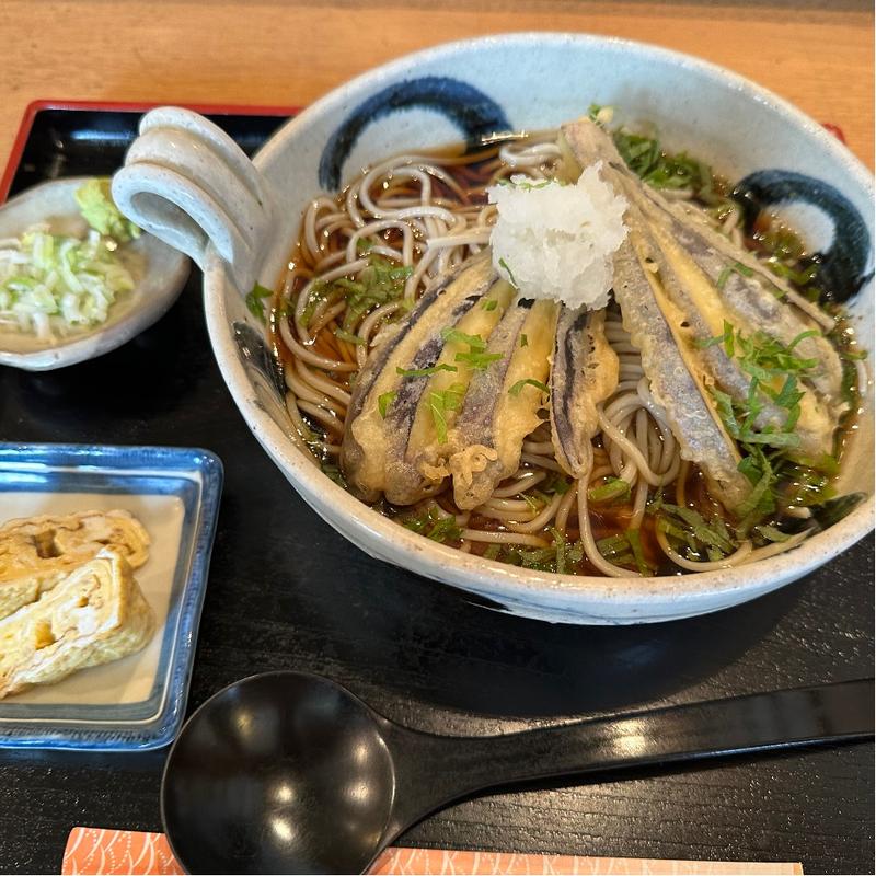 茄子天そば(そば処 季風（きふう）)