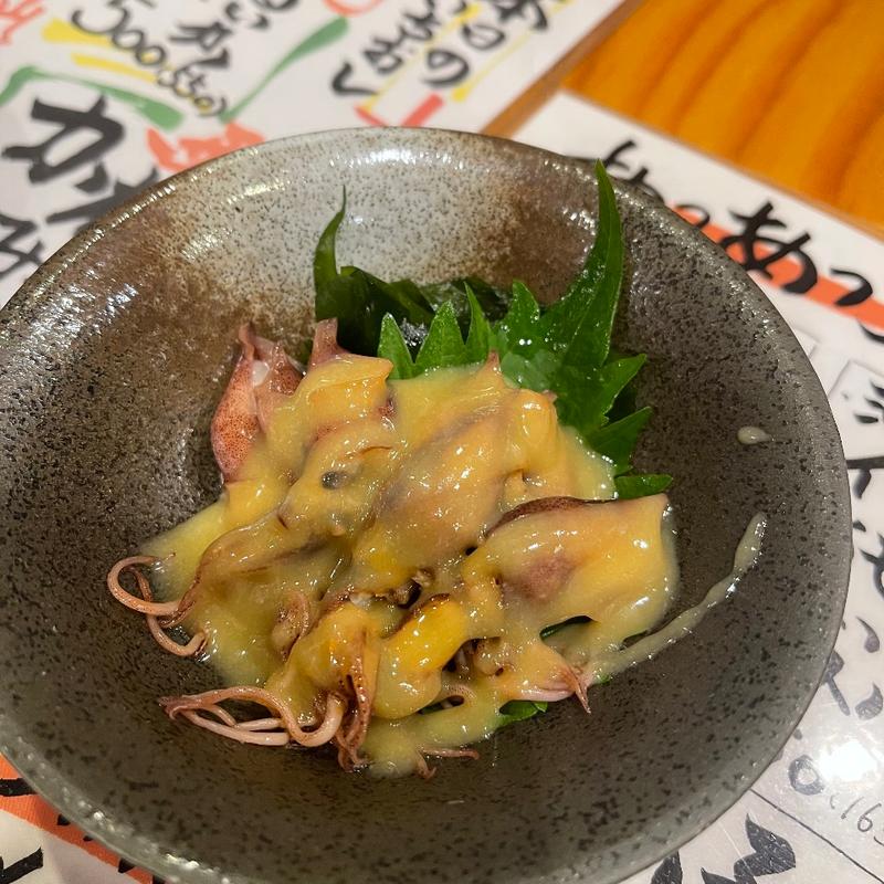 ほたるいか酢味噌(地魚酒場 魚八商店 京橋店)