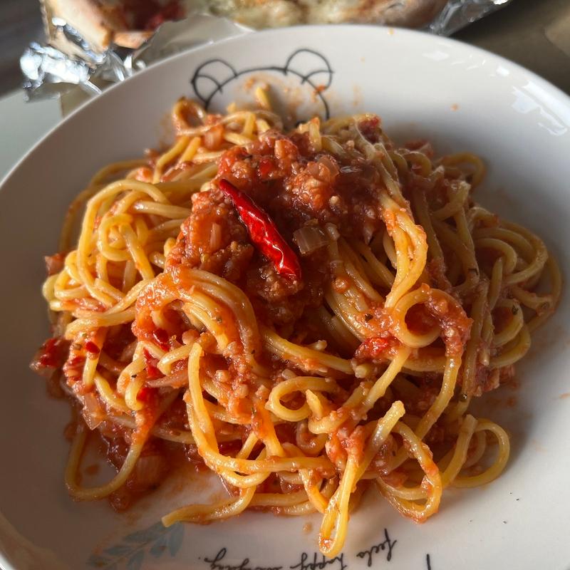 悪魔のパスタ(Italian kitchen VANSAN 西葛西店)
