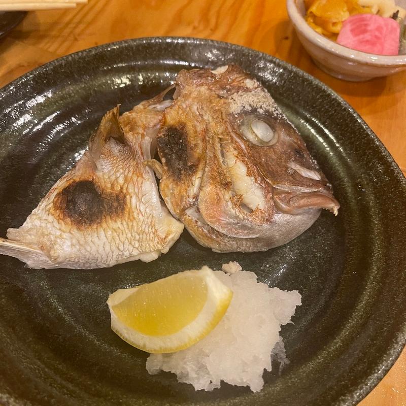 鯛カマ塩焼き(京橋酒場)