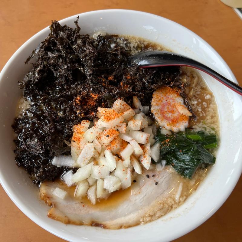 背脂岩のりらーめん(拉麺厨房 福麺 （フクメン）)