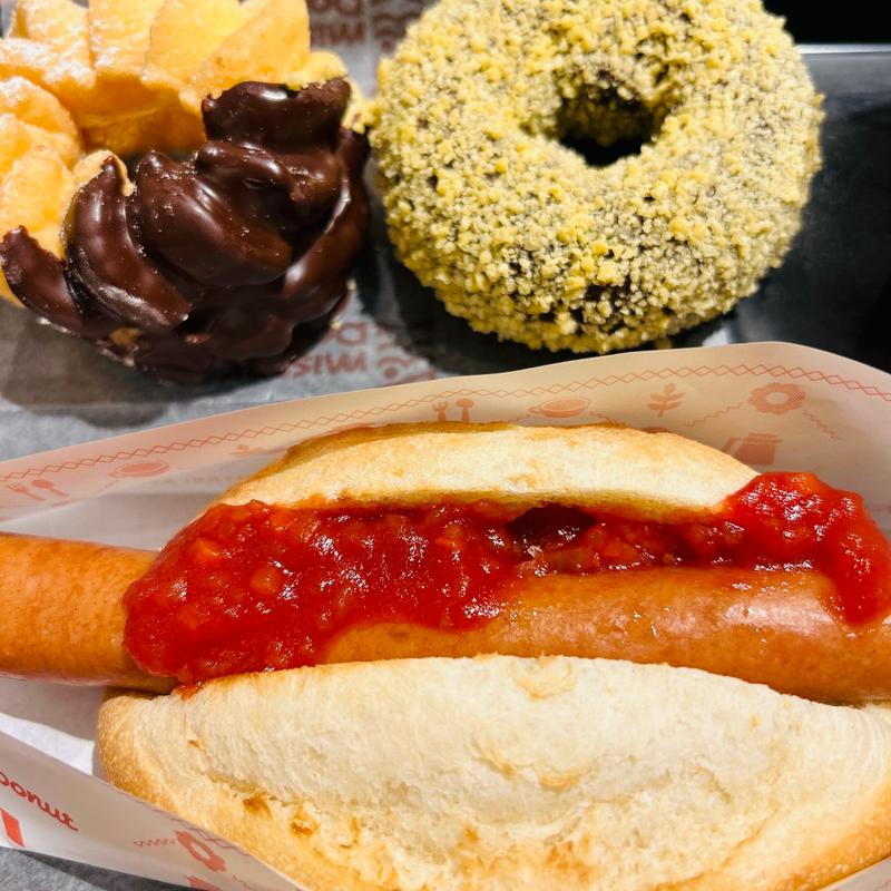 ホットドッグセット(ミスタードーナツ ホワイティうめだショップ)