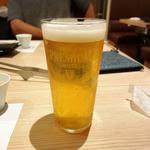 生ビール（プレミアムモルツ）(肉やきとだしと博多うどん中目黒はし田)