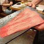 薄切りタン(肉やきとだしと博多うどん中目黒はし田)