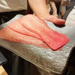 薄切りタン(肉やきとだしと博多うどん中目黒はし田)