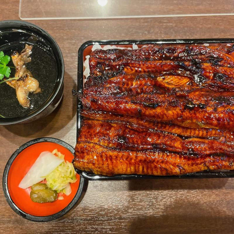 うな重特上中盛(川魚 根本)