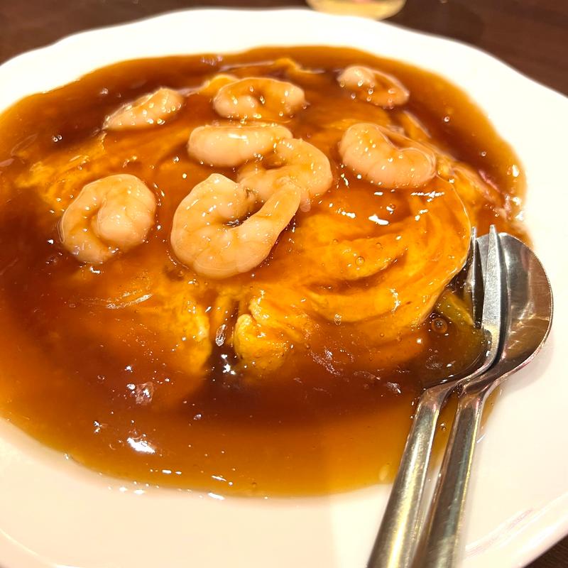 むき海老と玉子のふわふわ炒め(青蓮 新川崎三井ビルディング店)