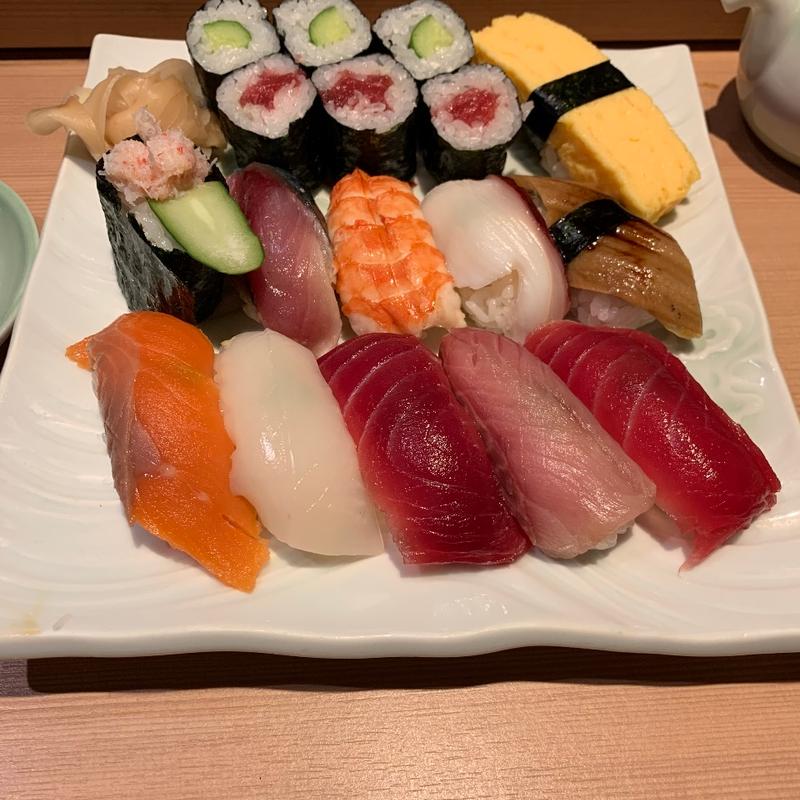 ランチ にぎり15人前(鮨丸 新宿)