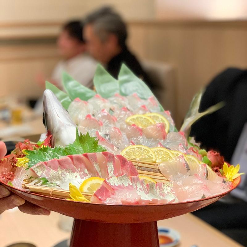 真鯵のお造り(一丁 新宿三光町店 （いっちょう）)