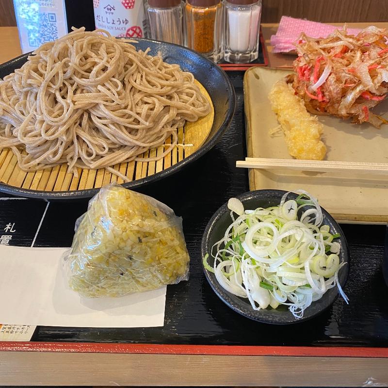 ざる蕎麦大盛(小木曽製粉所 春日井店)