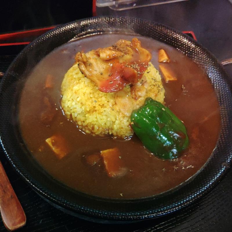 ホッキバターライスの焼きカレー(ちょこっと)