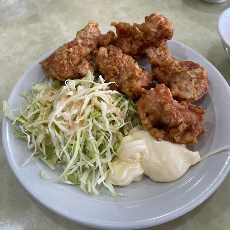 からあげ定食(ラーメン 藤山屋)