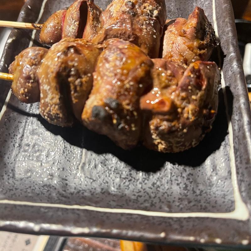 レバー串(串屋 呑鳥 曲師町店)