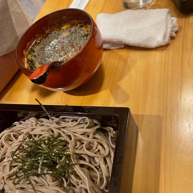 辛豆乳つけそば(つけ蕎麦 辛流)