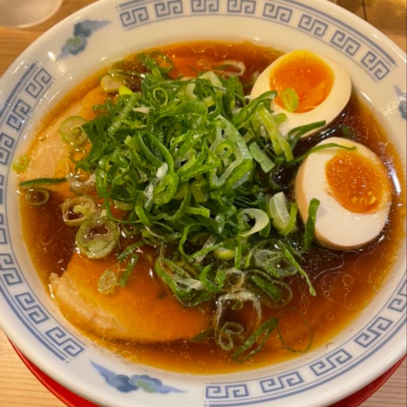 黒煮干中華そば味玉入り(麺処 若武者 ASAKUSA 〜FUKUSHIMA NOODLE STYLE〜)