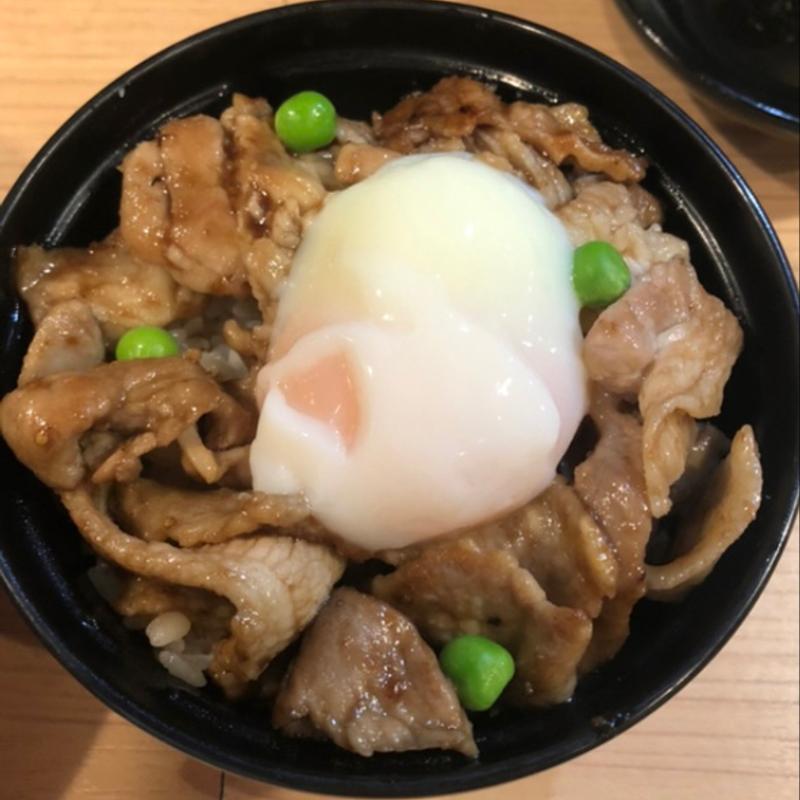 名物温泉卵ぶためし(麺処 若武者 ASAKUSA 〜FUKUSHIMA NOODLE STYLE〜)