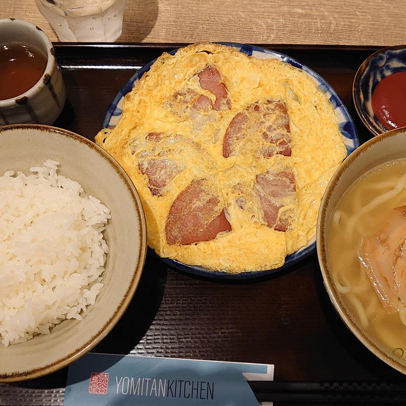 ポーク玉子定食(読谷食堂)