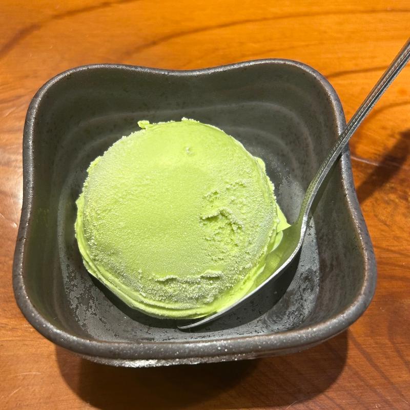 抹茶アイス(肉の頂 川崎店)