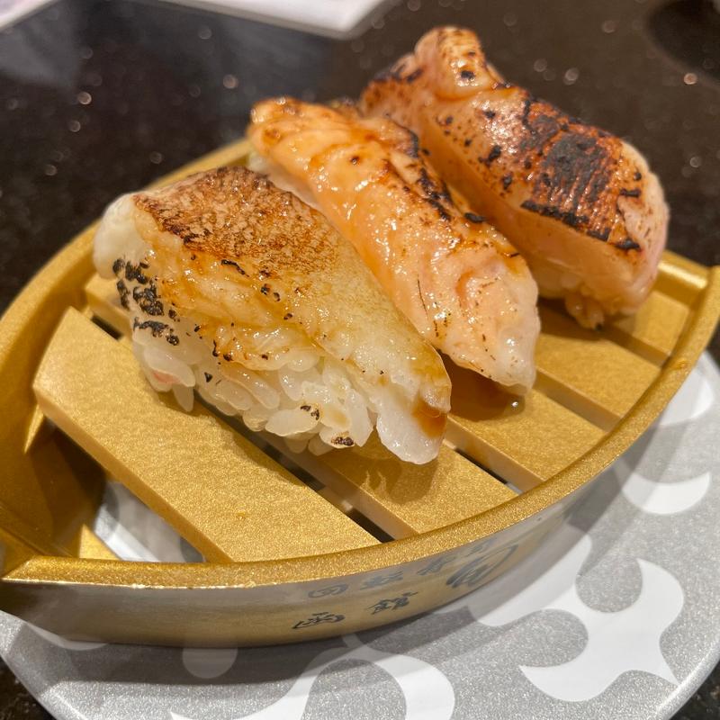 炙り3貫(旬花  函館)