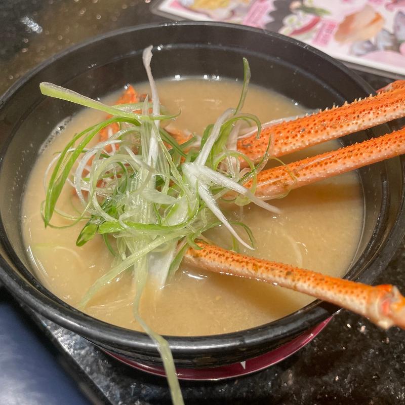ズワイガニの鉄砲汁(旬花  函館)
