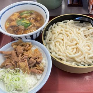 肉汁うどん+ミニパンチ丼(山田うどん食堂 作谷店 )