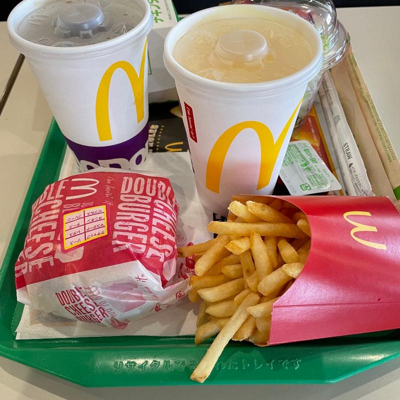 ダブルチーズバーガーセット(マクドナルド 奈良からもも店 )