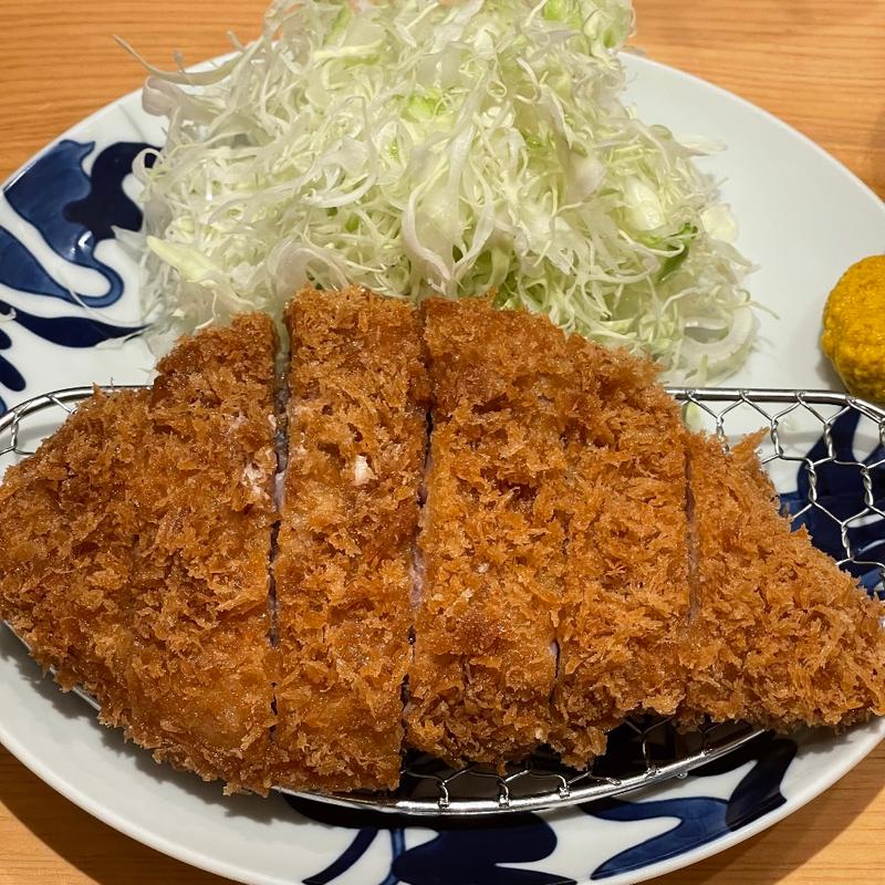 上リブロースかつ定食(とんかつ寿々木)