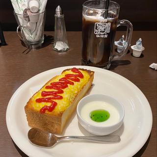 スクランブルエッグトーストセット(ダフネ珈琲館 エスカ店)
