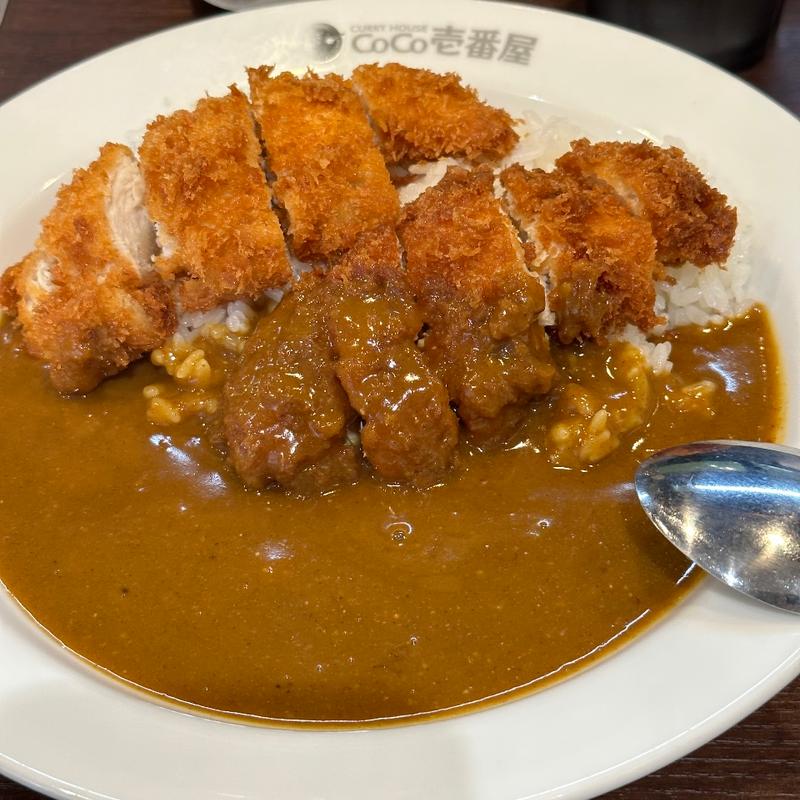 手仕込ささみかつカレー(CoCo壱番屋 中村本陣店)