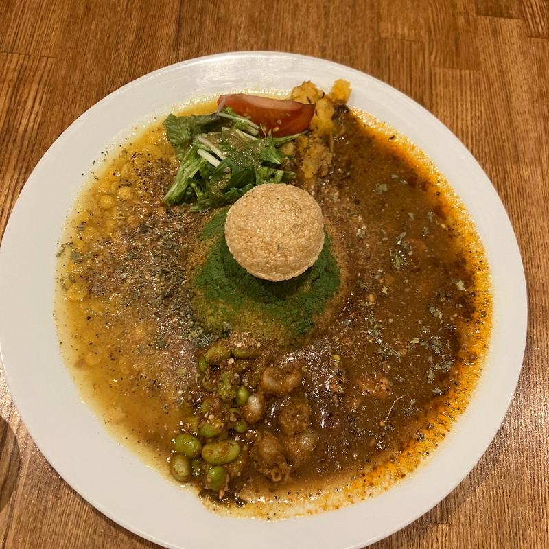 2種盛り(発酵スパイスカレー薬師堂本舗)