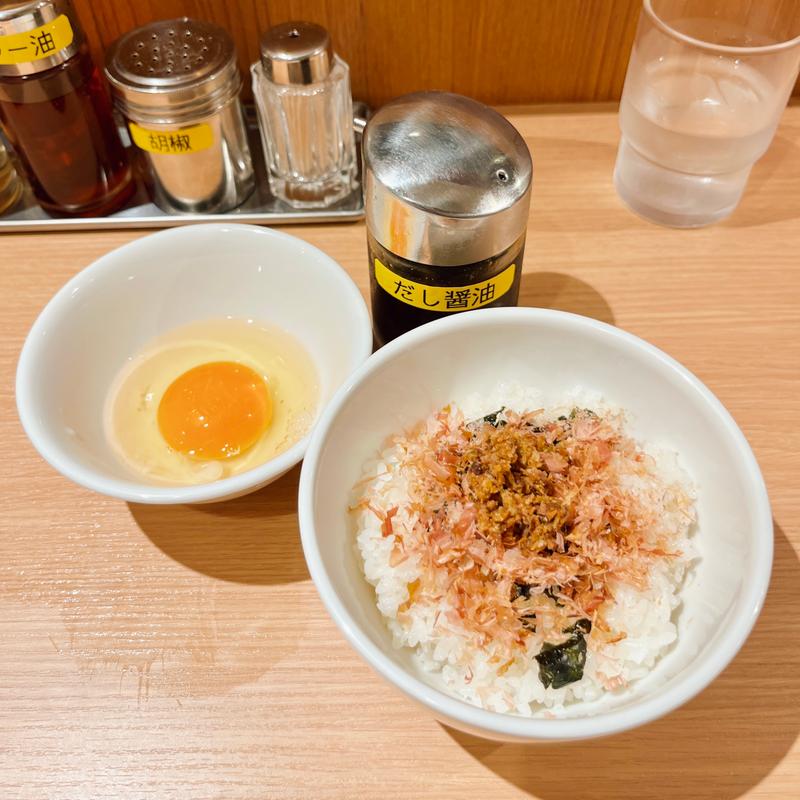 玉子かけごはん(中華そば やなぎや)