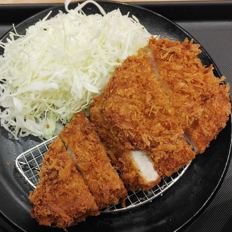 上ロースかつ＆ヒレかつ1枚定食(松のや 仙台中央店)