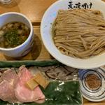 山椒麺と昆布水のつけ麺(麦の夜明け)