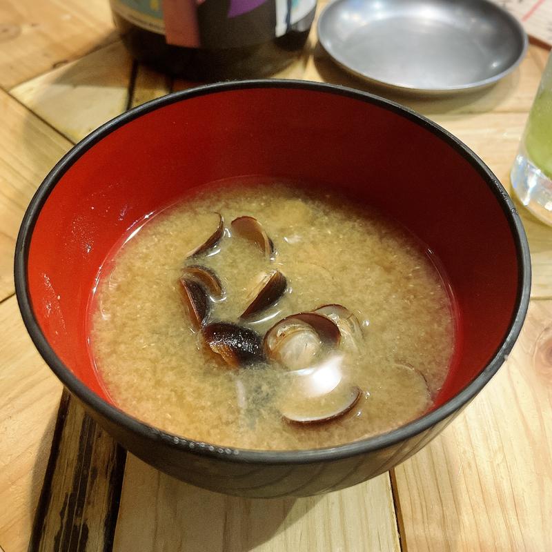 あさりの味噌汁(大衆酒場 チャン栓チャン)