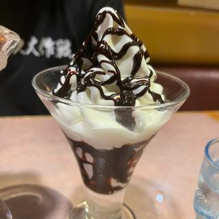 北海道ソフトクリームチョコソース(びっくりドンキー りうぼう天久店 （びっくりドンキー（りうぼう天久店））)
