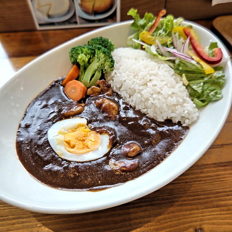 海老の元町黒カレー(The Best Cheesecakes Cafe 元町店)