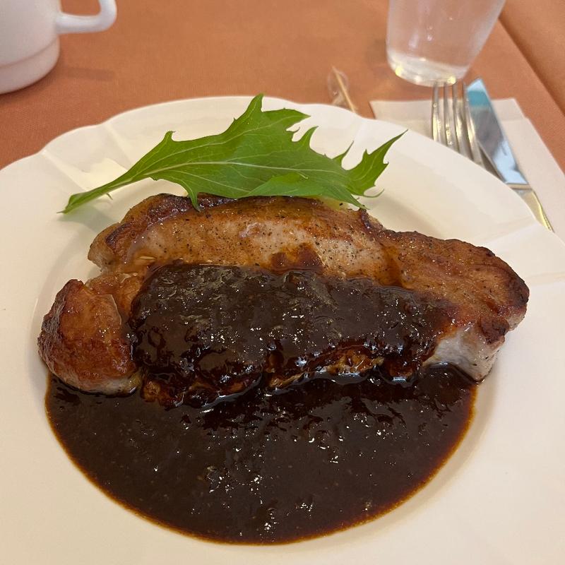 ポークステーキ(レストランラグー)