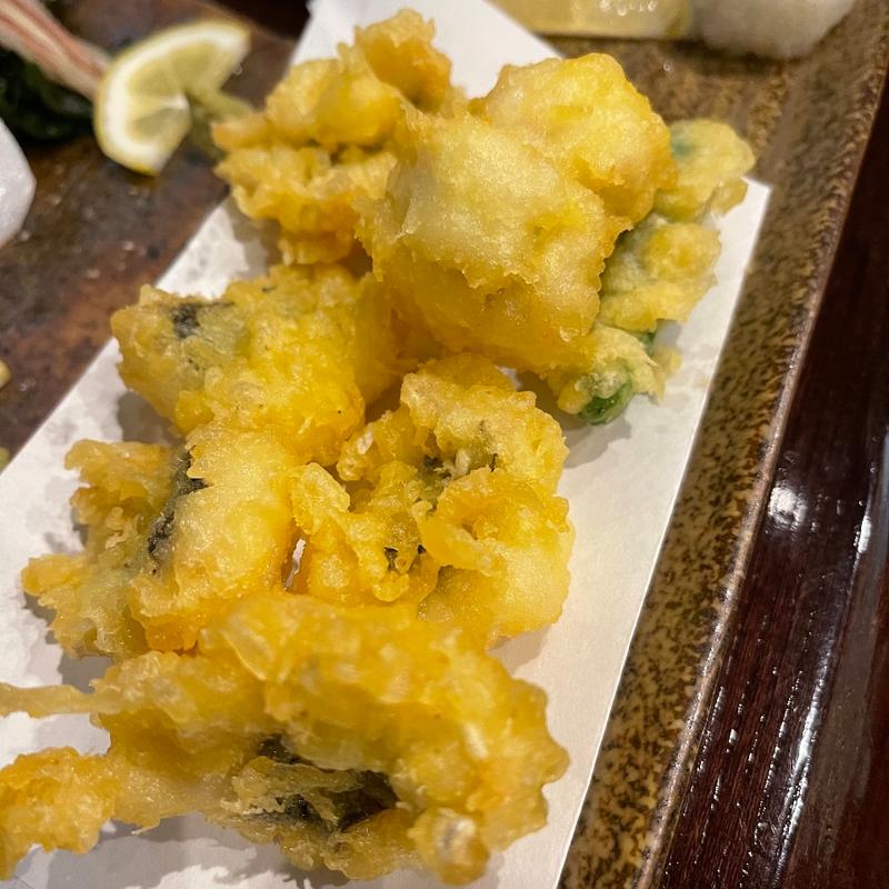 ハモ天ぷら(料理屋 澄花)