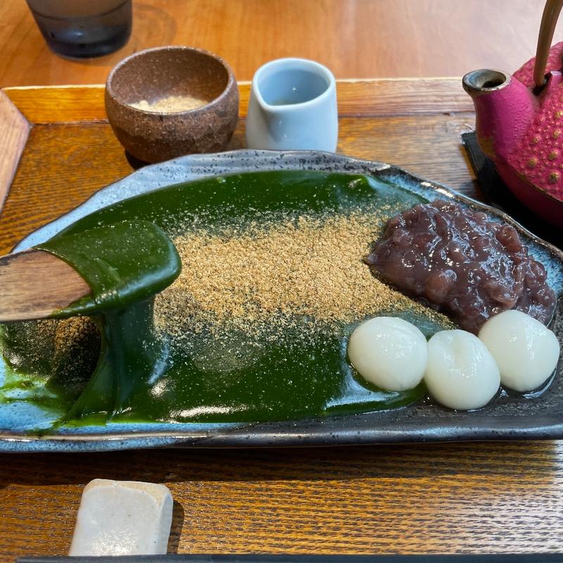 出来立てわらび餅（温）(茶寮翠泉)