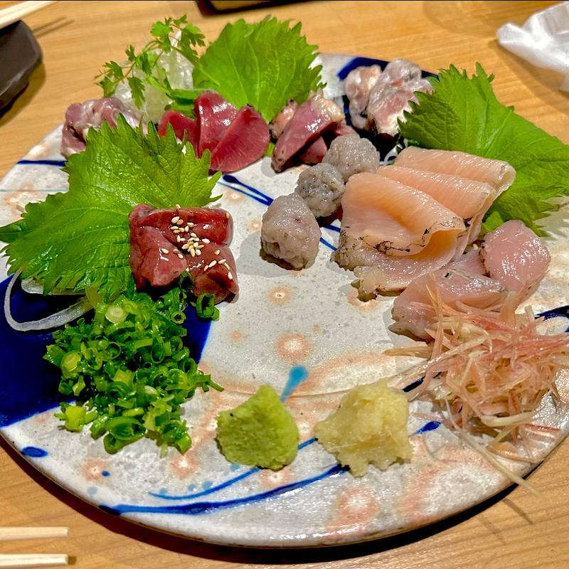 造り盛り8種(炭火焼鳥 とこ葉 なんば店)