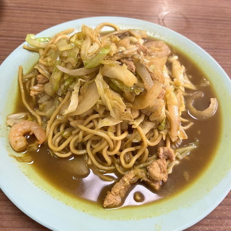 カレー焼きそば(北京料理 福仙楼)